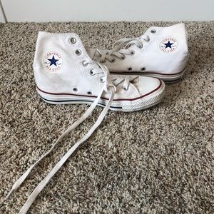 High Top White Converses